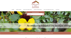 Desktop Screenshot of oficinadasletras.com.br